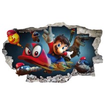 Pegatinas de vinilos 3d super mario odyssey